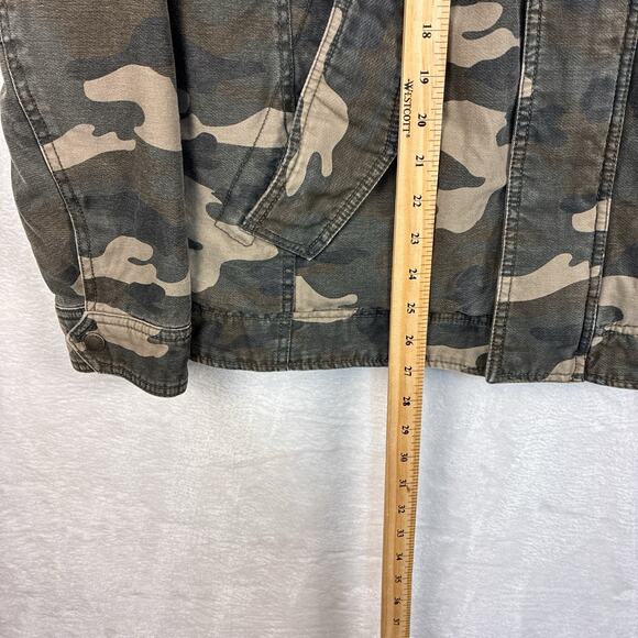 Levis Sherpa Lined Field Jacket Hoodie Men S Camo Utility Full Zip Chore Coat - Picture 3 of 11